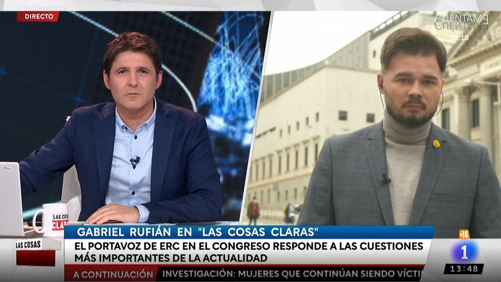 Rufián, sobre quienes se adelantan a las vacunas: "Reflejan a una clase que se cree superior"