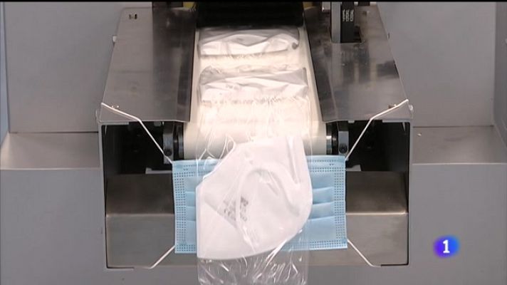 Telexornal - Galicia - Máscaras de protección 'made in Lugo'