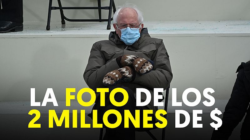 Bernie Sanders convierte su meme en una máquina benéfica de hacer dinero