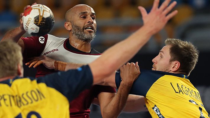 Campeonato Mundo masc.: 1/4 Final: Suecia - Qatar