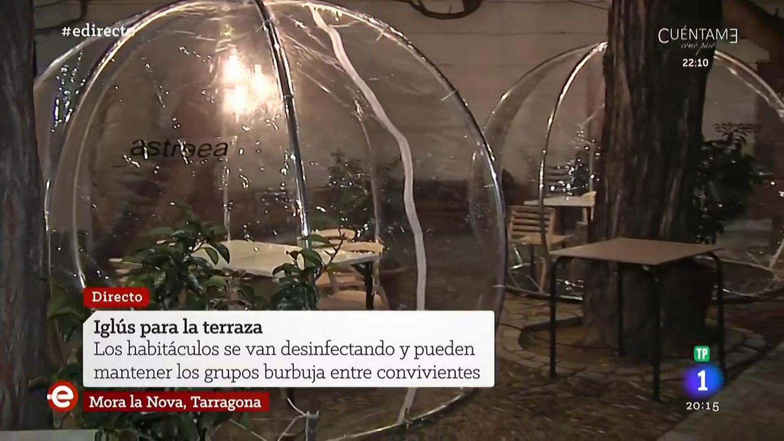 Fabrican iglús en los restaurantes
