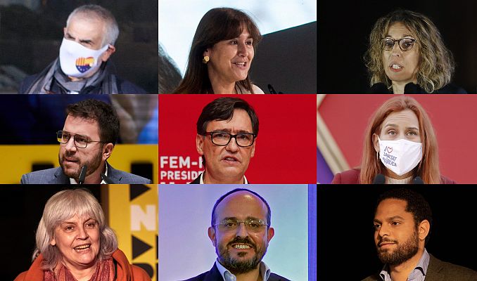 Los candidatos dan el pistoletazo de salida a la campaña de las elecciones catalanas en plena pandemia