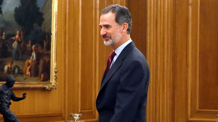 Telediario 1 - Felipe VI congela las asignaciones a la Familia Real en las primeras cuentas sin la partida del rey emérito
