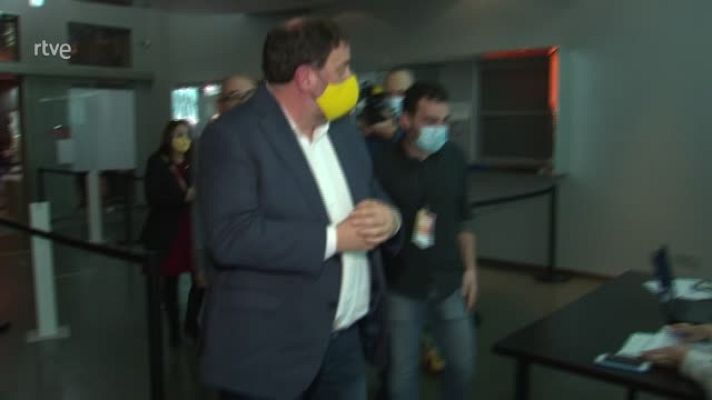  - Oriol Junqueras participa en el seu primer míting a Badalona després de sortir de la presó