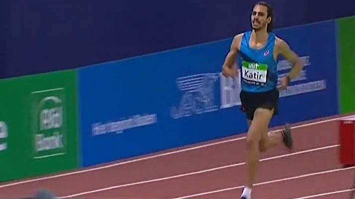 Atletismo | Mohammed Katir logra la tercera mejor marca española bajo techo en 3.000m