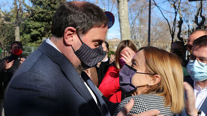 Segon dia de campanya marcat per la sortida de Forcadell de la presó i les visites de Sánchez i Ayuso