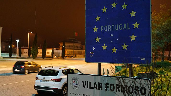 Telediario 1 - Portugal cierra sus fronteras para intentar frenar la expansión del coronavirus