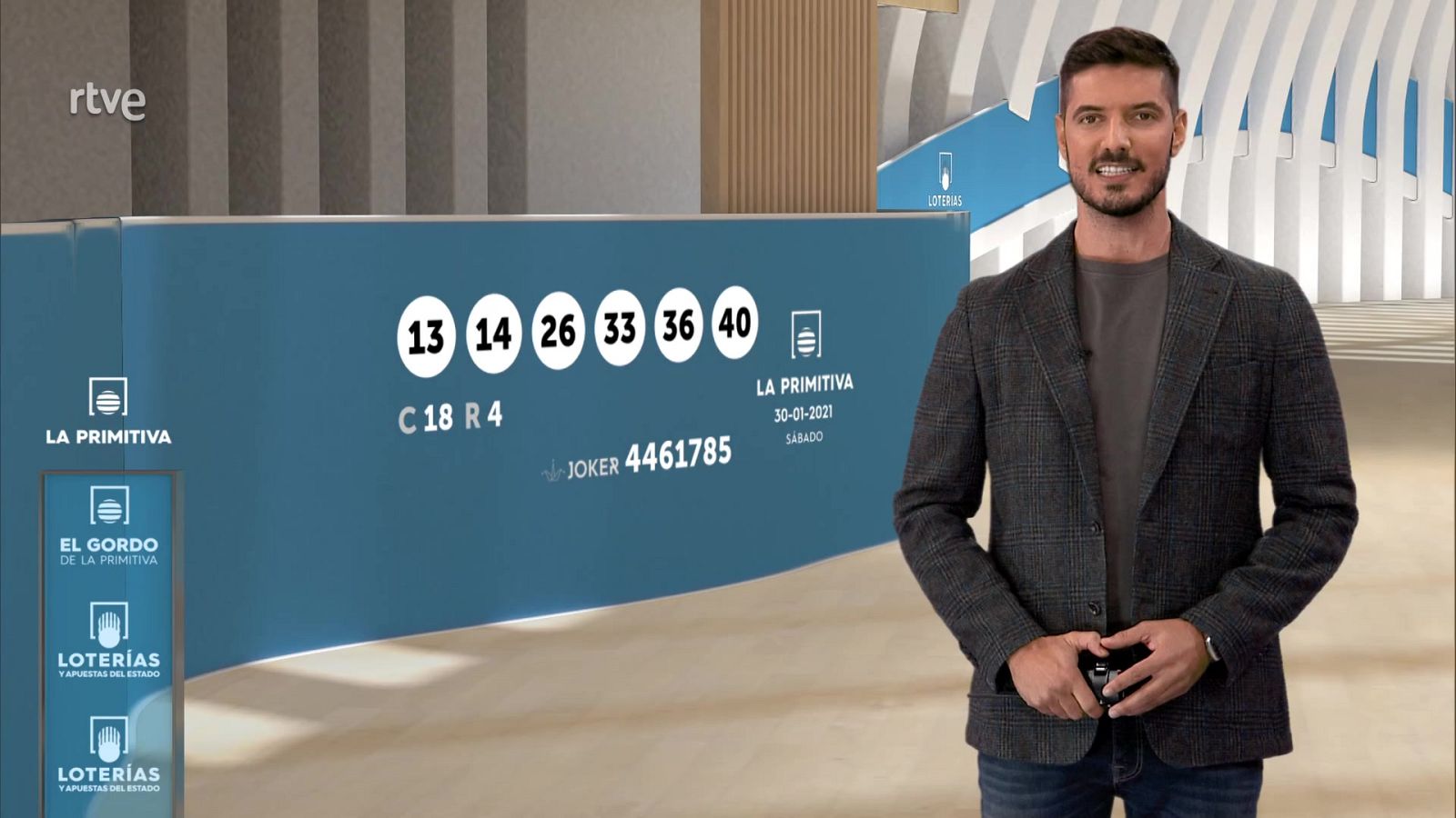 Sorteo de Bonoloto y Primitiva del 30/01/21 - ver ahora