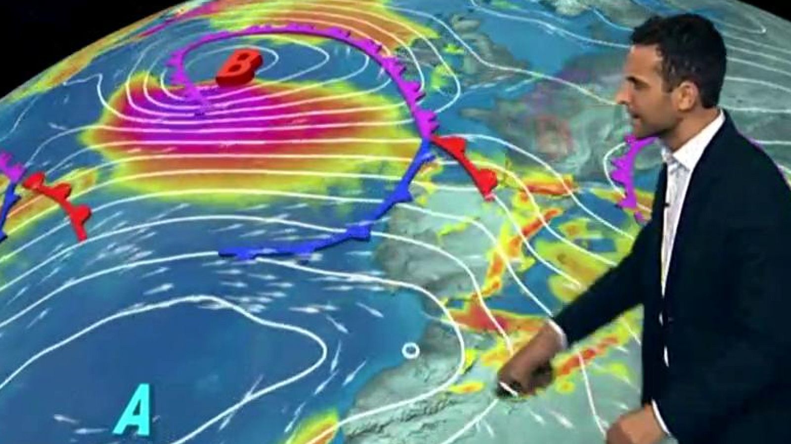 Un nuevo sistema frontal trae lluvias en Galicia, Navarra y País Vasco - El tiempo | Ver
