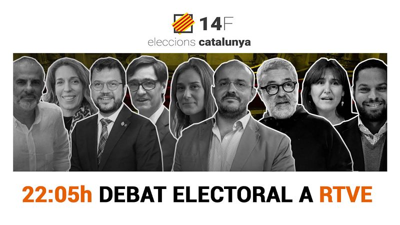 Els candidats del 14-F afronten el primer debat televisat de la campanya a RTVE