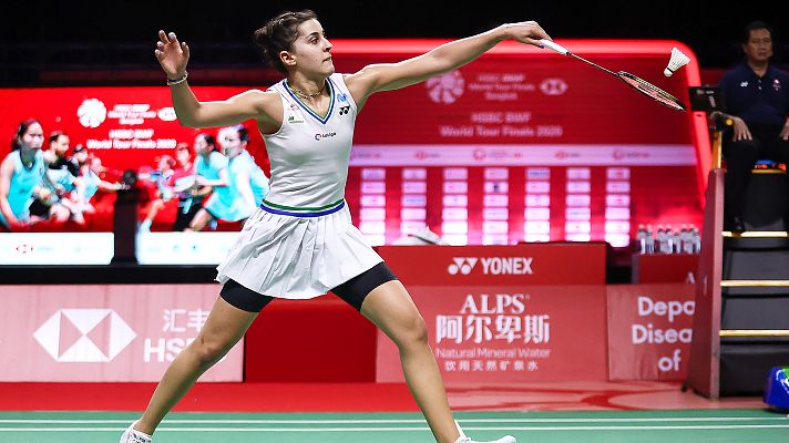 Telediario 1 - Carolina Marín se queda a las puertas del título de maestra