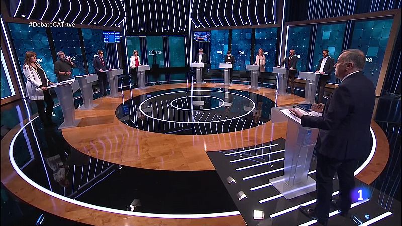 Debat electoral 14-F - La COVID centra el debat entre els candidats catalans amb acusacions a Illa i al Govern