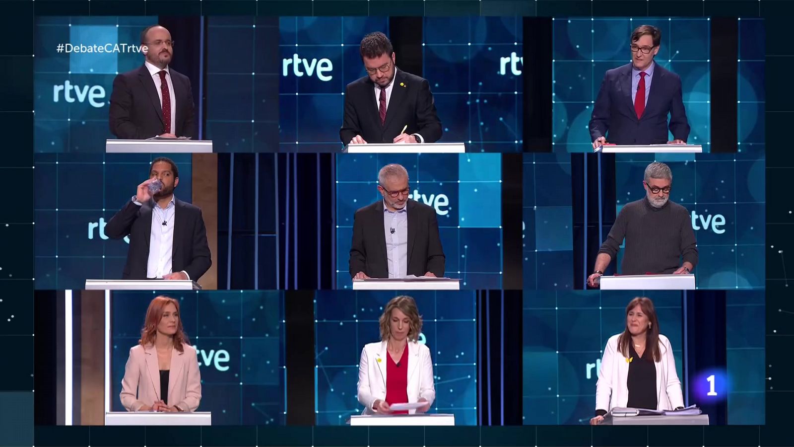 Segon bloc del debat centrat en l'economia | Debat Eleccions 14-F - RTVE Catalunya