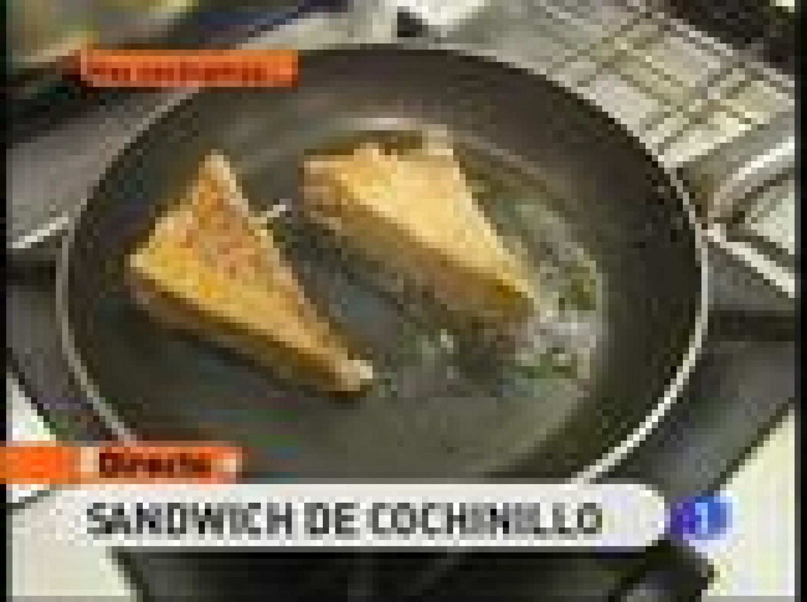 RTVE Cocina: Sándwich de cochinillo | RTVE Play