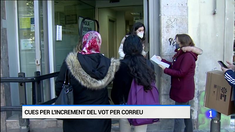 La incidència en el sistema de comunicacions de Correus ha alentit el registre del vot 