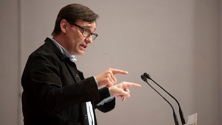 Telediario 1 - Illa apuesta por un Govern del PSC con los 'comunes' tras el debate electoral en RTVE