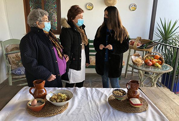 RTVE Cocina - Receta de gachas con mosto de Cuevas Bajas