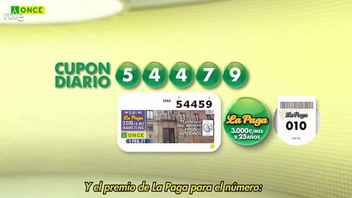 Sorteos ONCE - Sorteo ONCE - 01/02/21