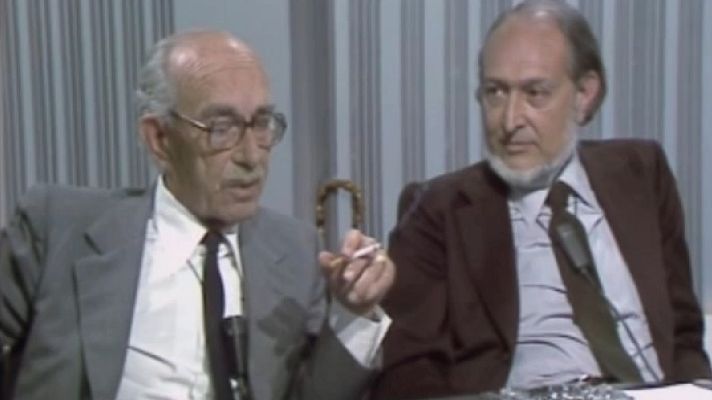 Arxiu TVE Catalunya - Jordi Maragall Noble i Josep Maria Castellet