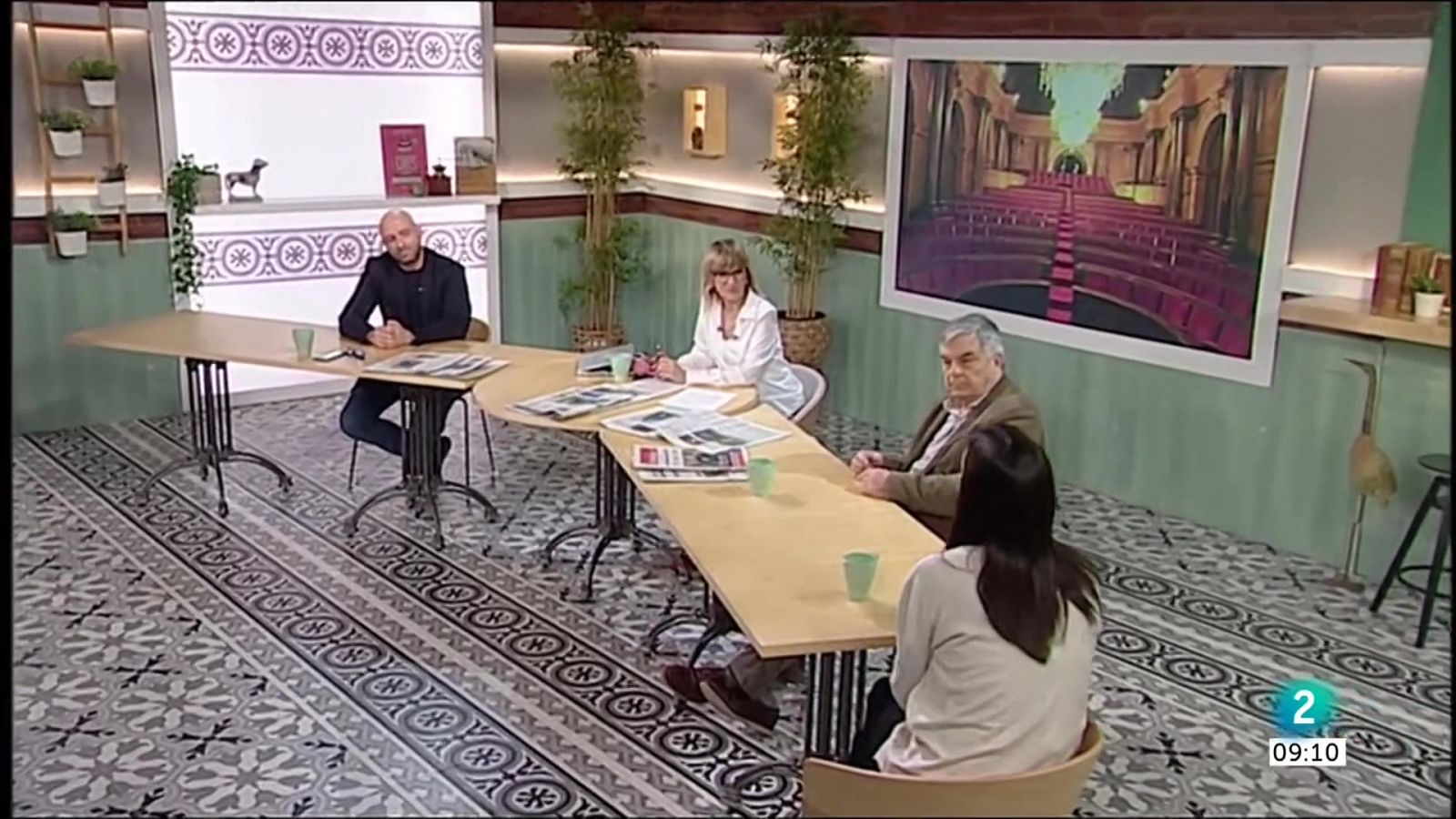 Laura Borràs, Dani Prieto-Alhambra, i Judit Neddermann i Txell Sust