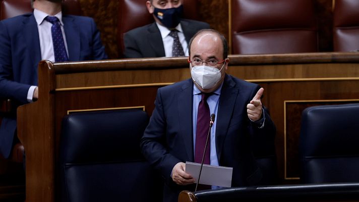 Especiales informativos - Arrimadas tacha de "mesa de chantaje" a la mesa sobre Cataluña e Iceta insiste en el "diálogo"