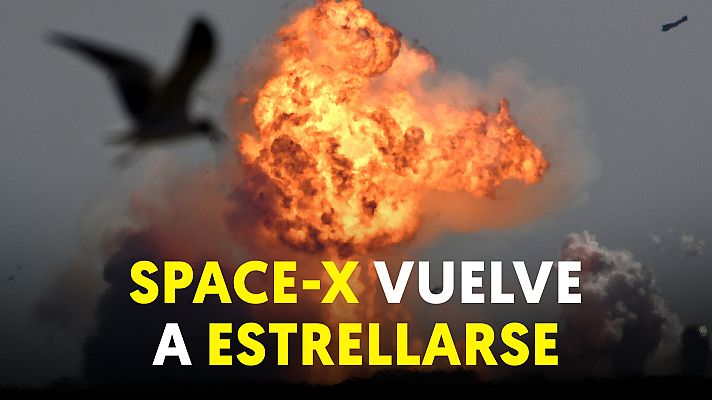 Modo Digital - Explota al intentar aterrizar un prototipo del cohete Space X que quieren llevar a Marte