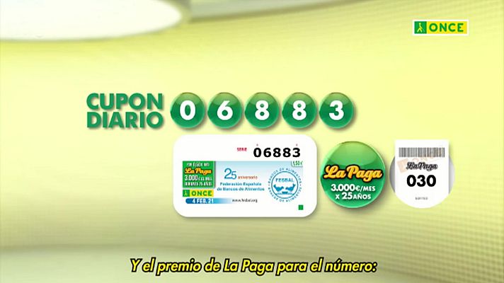 Sorteos ONCE - Sorteo ONCE - 04/02/21