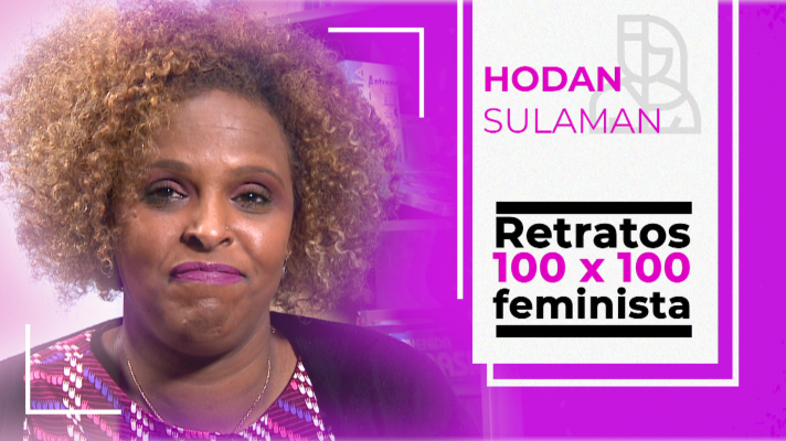 Objetivo Igualdad - Retrato 100x100 feminista: Hodan Sulaman