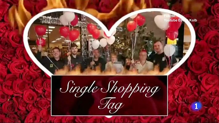 Telediario 1 - Ligar mientras se hace la compra, la iniciativa de un supermercado en Alemania