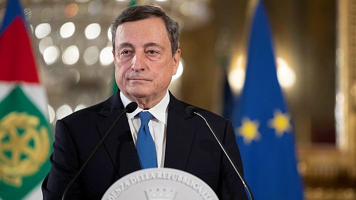Telediario 1 - Draghi, más cerca de formar Gobierno en Italia tras el apoyo de Salvini y el M5S