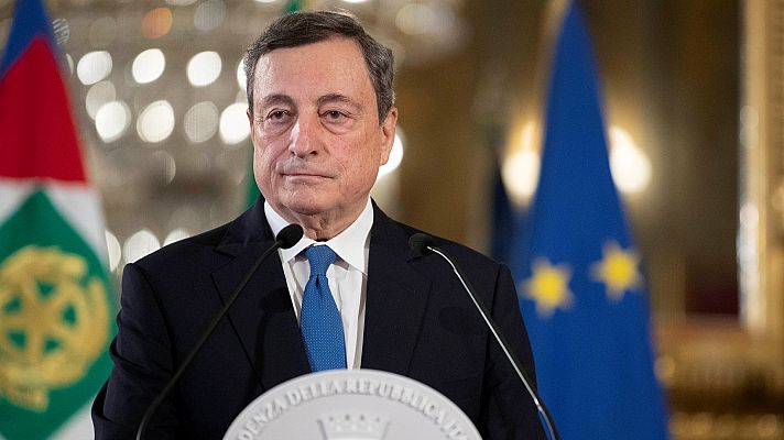 Draghi, más cerca de formar Gobierno en Italia tras el apoyo de Salvini y el M5S