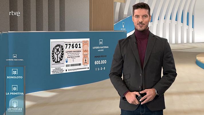 Loterías - Sorteo de la Lotería Nacional del 06/02/2021