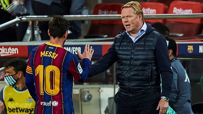 Koeman: "El futuro de Messi está en sus manos"