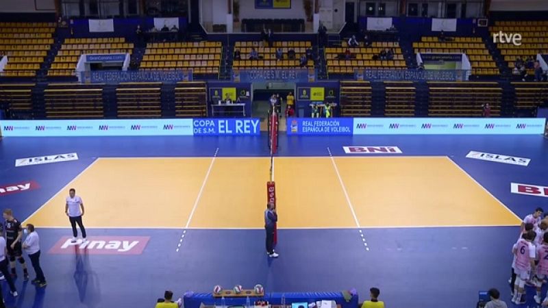 Copa del Rey de voleibol, semifinal: Urbia Uenergia Voley Palma - CV Teruel - partido completo