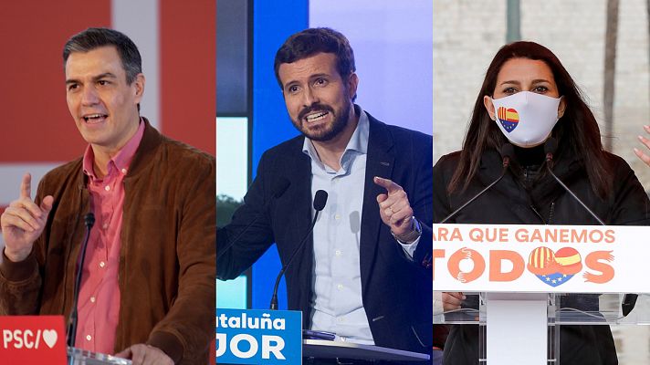 Los líderes nacionales apuran la campaña a una semana del 14F para pedir el voto en Cataluña