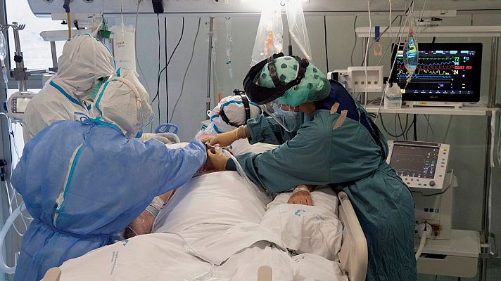 Telediario 1 - La presión en las UCI se mantiene en La Rioja, Comunidad Valenciana y Castilla-La Mancha