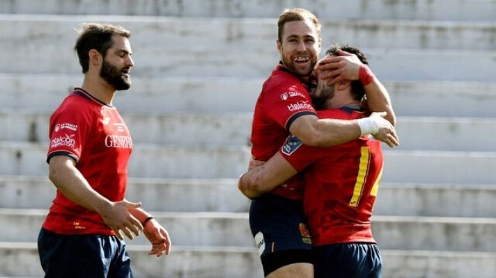 Telediario 1 - La selección española de rugby vence a Portugal por 25-11