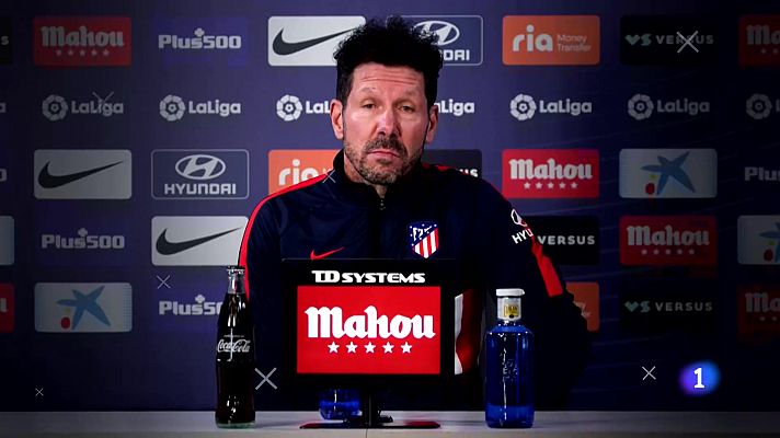 Telediario 1 - Simeone no compara el Atlético de ahora con el de 2014