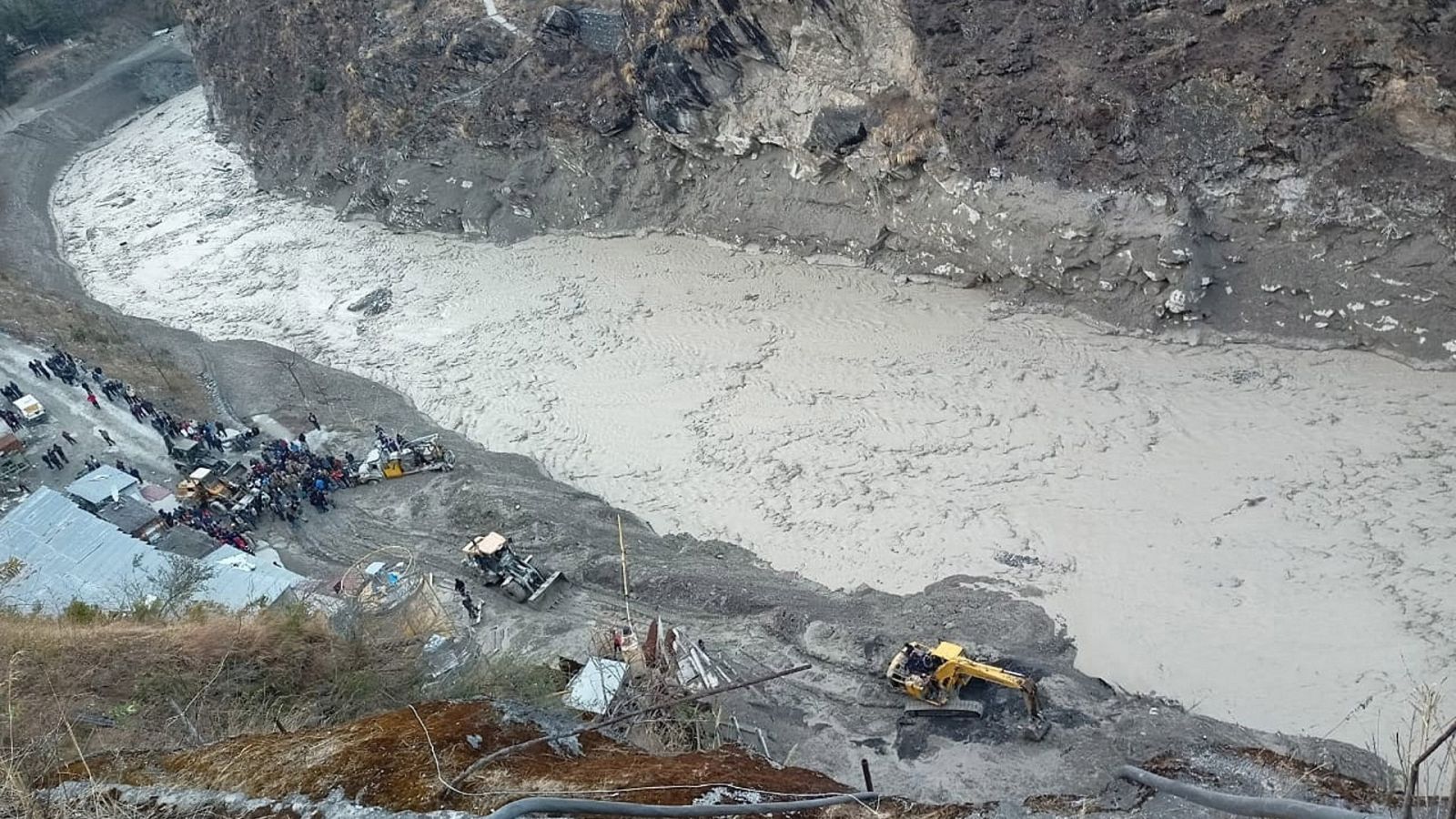 Varios muertos tras la avalancha provocada por la rotura de un glaciar en la India