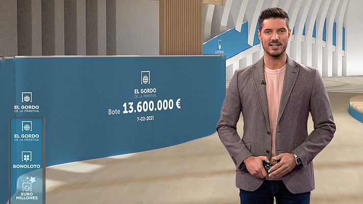 Loterías - Sorteo de El Gordo de la Primitiva del 07/02/2021