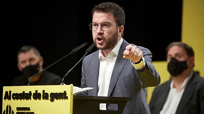 La hora de La 1 - Aragonès ve "incompatible" a ERC con el PSC porque "ha asumido el programa político de Cs"