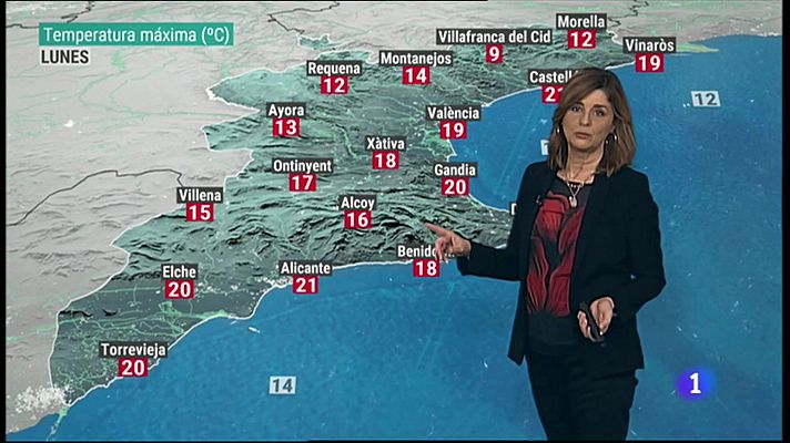 El tiempo en la Comunitat Valenciana - 08/02/21