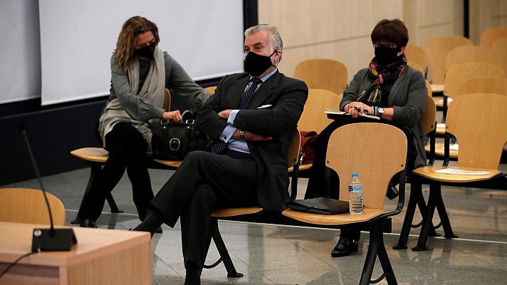 Telediario 1 - La defensa de Bárcenas plantea un careo con Rajoy si sus declaraciones sobre la 'caja B' se contradicen