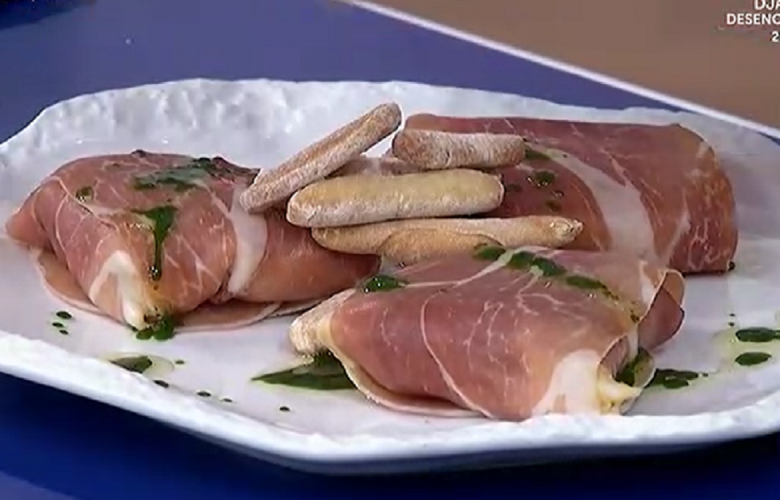 'Raviolis' de jamón