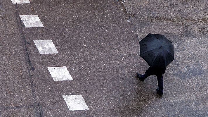 Precipitaciones localmente fuertes en Galicia, suroeste de Castilla y León y Extremadura