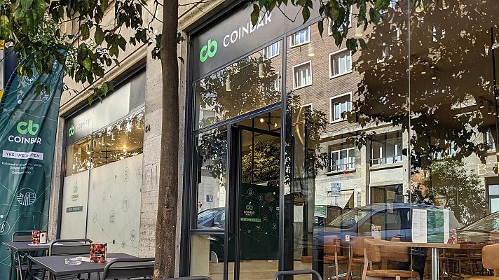 Telediario 1 - Coinbar: pagar con criptomonedas en los establecimientos