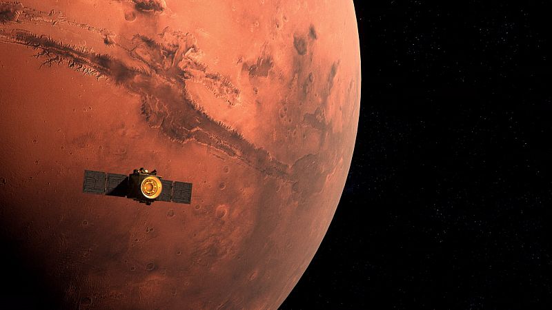 Emiratos Árabes celebra la llegada con éxito de su satélite Hope a la órbita de Marte