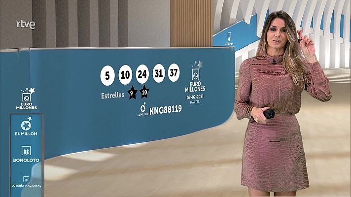 Loterías - Sorteo de la Bonoloto y Euromillones del 09/02/2021