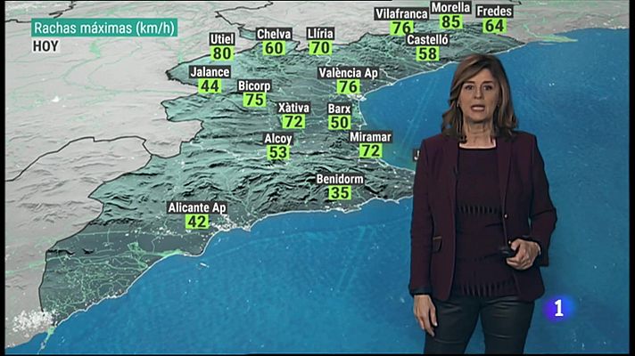 El tiempo en la Comunitat Valenciana - 10/02/21