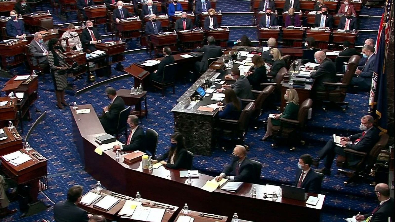 El 'impeachment' a Trump continúa después de que el Senado lo declarara constitucional